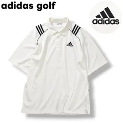アディダス ゴルフ adidas golf 半袖 ポロシャツ パフォーマンス ロゴ スリーストライプス サイドスリット 2XO ホワイト x ブラック メンズ