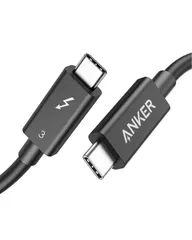 Anker USB-C & USB-C Thunderbolt 3 ケーブル (0.7m ブラック)【100W出力 / 40Gbps / 高速データ転送 / 4K対応 / 5K対応】iPhone 16 / 15 MacBook iPad Pro/Ai ...