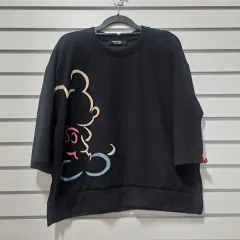 ミッキーマウス スウェット 7分袖 Tシャツ 작77/クローゼット デコレーション