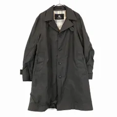 日本製 BURBERRY バーバリー ブラックレーベル トレンチコート  グレー (メンズ M) O0098
