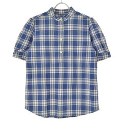 美品】 APC バンドカラーシャツ ハーフボタン シャツ 花柄 総柄 - メルカリ