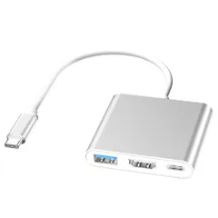iphone hdmi変換ケーブル タイプc HDMI Type-C 変換アダプター digital av multiportアダプタ USB-A 5Gbps高速データ 4K@30Hz映像出力 タイプC ＨＤＭＩ 変換アダプタ USB C ハブ 拡張 ...