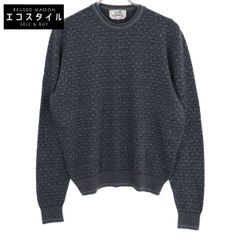 Loro Piana ロロピアーナ  FAM9382 ﾀﾞｰｸﾈｲﾋﾞｰ ｶｼﾐﾔ100 ﾊｲﾈｯｸﾆｯﾄﾌﾟﾙｵｰﾊﾞｰ 40 Loro Piana - Loro Piana ロロピアーナ FAM9382 ﾌﾞﾙｰｸﾞﾚｰ ｶｼﾐﾔ100