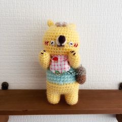 あみぐるみ ぬいぐるみ パーカー ブーツ ねこ - メルカリ
