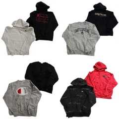 古着卸 まとめ売り チャンピオン Champion リバースウィーブ スウェット 8枚セット (メンズ S /M /L ) アーチロゴ フーディー 中古 NE1748