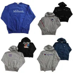 古着卸 まとめ売り チャンピオン Champion リバースウィーブ スウェット 7枚セット (メンズ S ) 英文字 フーディー 中古 古着 NE1750