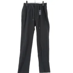 美品 5351POUR LES HOMMES 5351プールオム ワッシャー メッシュ スラックス 2520052073 テーパードシルエット ブラック 黒 44  99000858のサムネイル