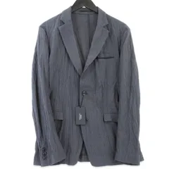 美品 5351POUR LES HOMMES 5351プールオム ワッシャー メッシュ ジャケット 2520082073 2Bジャケット チャコールグレー 44  99000834のサムネイル