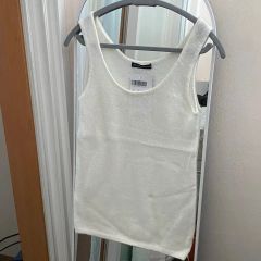 2点セット】GUCCI ノースリーブ 白 Mサイズ イタリア製 新品タグ付き 
