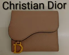 「値下げしました」Christian Dior Saddle ロータスウォレット DIOR | Saddle Lotus ウォレット ゴートスキン