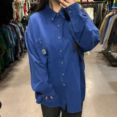 (876) Carhartt 無地 カーハート オーバーサイズ シャツ