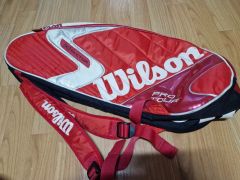 ロジャーフェデラー Wilson RF ラケットバッグ レッド 未使用 - メルカリ