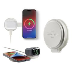 【新品】 Native Union（ネイティブユニオン）Voyage 2-in-1 マグネティックワイヤレスチャージャ ? 折りたたみ式旅行充電ステーション iPhone 16、AirPods、Apple Watchおよび複数のデバイス用 ? Qi2認証＆ 0