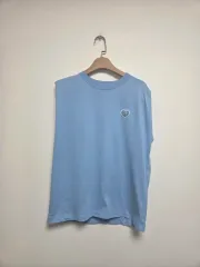 サンドロ レディース ノースリーブ Tシャツ スカイブルー (S)のサムネイル