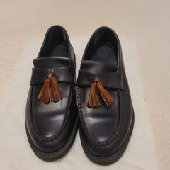 TOD'S タッセルローファー ブラック - メルカリ