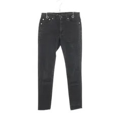 サンローランパリ SAINT LAURENT PARIS デニムパンツ スリム 465479 ブラック コットン パンツ レディース Used Aのサムネイル