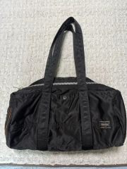 【廃盤・美品】PORTER TANKER ミニボストン　タンカーダッフルバック 美品】PORTER TANKER ダッフルバッグ ミニボストンバッグ 黒 - メルカリ
