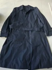 DAKS ネイビー CHECK アンсам コートのサムネイル