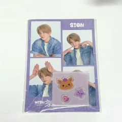 未開封 NCT WISH シオン 日本ファンミーティング 4カットフォト + アクリルステッカー セット