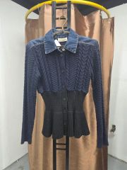美品 ALEXANDER McQUEEN カシミヤニット リブ編みコーディガン - メルカリ