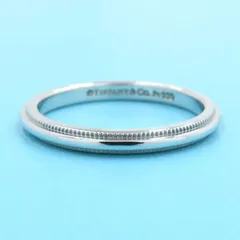 ティファニー トゥギャザーミルグレインバンドリング/2MM#9.5近辺 【無料ギフトラッピング】【Aランク】【中古】