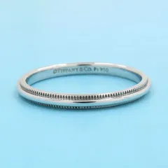 ティファニー トゥギャザーミルグレインバンドリング/2MM#15近辺 【無料ギフトラッピング】【Aランク】【中古】