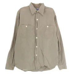 The REAL McCOY'S ザリアルマッコイズ ヘリンボーン 長袖 ワーク シャツ グレー系 サイズ表記無【中古】のサムネイル