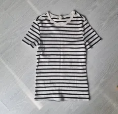 半袖Tシャツ H&M ストライプTシャツ S