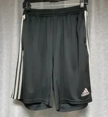 アディダス CLIMALITE 3本線 トレーニングハーフパンツ XL または M オススメ