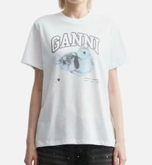 25,000 GANNI エンブロイダリー Tシャツ 新品未使用タグ付き - メルカリ