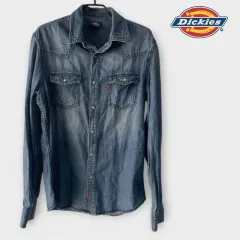 L DICKIES ディッキーズ ウェスタン デニム シャツのサムネイル