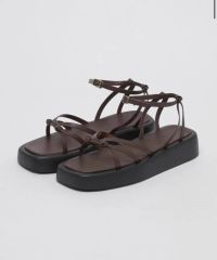 URBANIC トングサンダル ブラウン ストラップ - メルカリ
