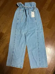 ZARA ザラ ライトデニム ワイド パンツ 38 (新品)