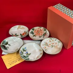 陶葊　陶あん　皿　2枚セット 京焼 清水焼 白掛彩草花銘々皿揃え 陶あん : 松韻堂 Yahoo!店 - 通販