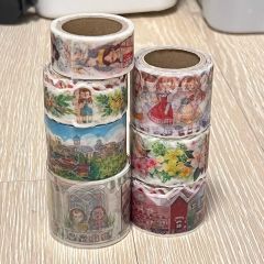 マスキングテープ まとめ売り レトロガール クリスマス - メルカリ