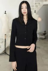 ENOF twill slit jacket Black - メルカリ