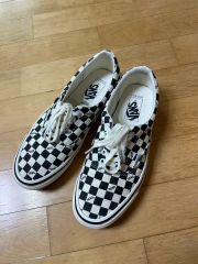 e*6様 Vans チェッカーフレーム Authentic Checker Fl - メルカリ