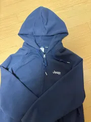 Jeep エッセンシャルズ フーデッド ジップアップ ネイビーのサムネイル