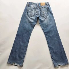 Rock Revival スタッズ レザー デニム フレアパンツ Y2K Rock Revival スタッズ レザー デニム フレアパンツ Y2K - メルカリ