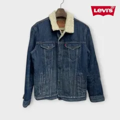 XL リーバイス シェルパ トラッカー ジャケット インディゴのサムネイル