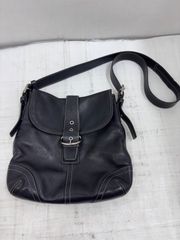 COACH コーチ ソーホー レザー ショルダーバッグ 黒 - メルカリ