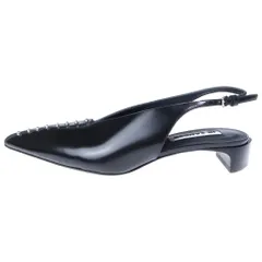 JIL SANDER (ジルサンダー) スタッズ ローヒール パンプス ブラック レディースのサムネイル