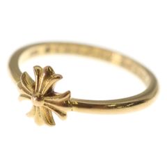 ☆CHROME HEARTS 22K クロスリング ゴールドピンキーR 未使用 - メルカリ