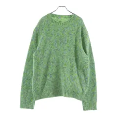 LOEWE (ロエベ) WOOL BLEND SWEATER アナグラムパッチ ウールブレンド クルーネック ニット セ-ター グリーン H526Y14KFLのサムネイル