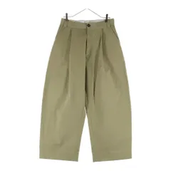 STUDIO NICHOLSON (スタジオニコルソン) SORTE SNM-1248 PEACHED COTTON TWILL TAN ソルテ ピーチド コットンツイル タン ジップアップ ワイドパンツ ベージュ 51-10-751047のサムネイル
