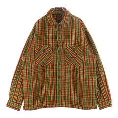 Supreme ネルシャツ マルチカラー Lサイズ - メルカリ