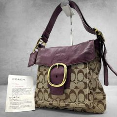 美品 コーチ ワンショルダー ブリーカー ソーホー シグネチャー