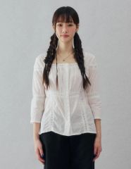 Cabana カバナ 新品 ノースリーブ レースシャツ 刺繍 シャツ ブラウス 