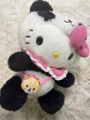 ご当地キティ 東京限定 上野バージョン パンダ ピンク ファスナー