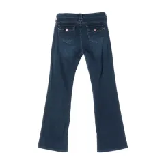 JAPAN (WOMEN - L) コットン ポリ Y2K デニム パンツ